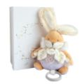 Doudou et Compagnie Peluche Lapin Musicale Beige Lapin de Sucre