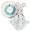 Doudou et Compagnie Peluche Souris Grise avec Doudou Botanic Bio