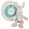 Peluche Pantin Lapin Gris Botanic Bio Doudou et Compagnie