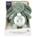 Peluche Veilleuse Musicale Lapin Vert Sauge Lapin Doudou Doudou et Compagnie