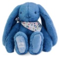 Peluche Lapin Fleurette Bleu - 35 cm Doudou et Compagnie