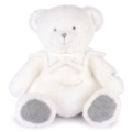 Peluche Pantin Ours Gris Anniversaire 25 ans Doudou et Compagnie