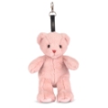 Peluche Ours Rose Poudré Bijou de Sac Doudou et Compagnie