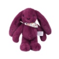 Peluche Lapin Fleurette Prune- 25 cm Doudou et Compagnie