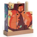 Djeco Cube en Bois Puzz-Up Forest