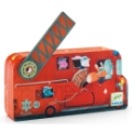 Djeco Puzzle Silhouette Le Camion de Pompiers