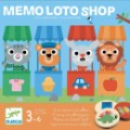 Djeco Jeu de Mémoire et de Collecte Memo Loto Shop