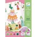 Djeco Coffret Tampons Mix et Match Flower Girls