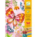 Djeco Coffret Tableaux Paillettes Papillons