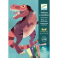 Djeco Coffret Tableau Metal Jurassic