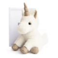 Histoire d Ours Peluche Licorne Assise Or - 23 cm