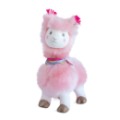 Histoire d Ours Peluche Lama Rose 30 cm