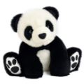 Histoire d Ours Peluche Panda Noir So Chic - 25 cm