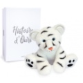 Histoire d Ours Peluche Bébé Tigre Blanc Terre Sauvage - 25 cm