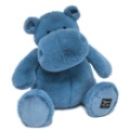 Histoire d Ours Peluche Hippo Hip Blue Bleu - 40 cm