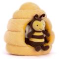 Jellycat Peluche Abeille dans sa ruche