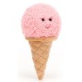 Jellycat Peluche Cornet de Glace Fraise