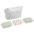 Trousse de Toilette et ses carrés Eponges Botanica Sauthon