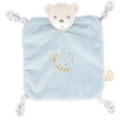 Kaloo Doudou Ourson 4 Noeuds Bleu Perle