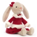 Jellycat Peluche Lapin Lottie Festive - 27 cm