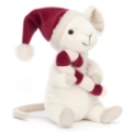 Jellycat Peluche Souris avec Bonbon Canne