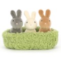 Jellycat Peluche Lapin dans son nid