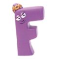 Figurine Lettre F Barbabelle Plastoy