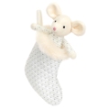 Jellycat Peluche Souris et sa chaussette Scintillante