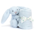 Doudou Lapin Bleu Bashful Baby Jellycat