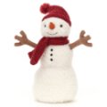 Jellycat Peluche Bonhomme de Neige Teddy - 20 cm