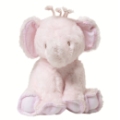 Tartine et Chocolat Peluche Eléphant Ferdinand Rose - 12 cm