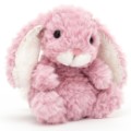 Jellycat Peluche Lapin Yummy Rose Tulipe - 15 cm