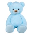 Nicotoy Peluche Ours Bleu - 75 cm