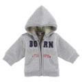 Confetti Blouson Sweat Zippé Capuche Gris