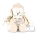 Peluche Pantin Ours Blanc Activités Anniversaire 25 ans Doudou et Compagnie
