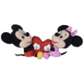 Disney Peluche Mickey et Minnie Coeur