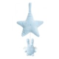 Trousselier Peluche Musicale Etoile Ange Lapin Bleu