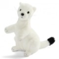 Anima Peluche Hermine Blanche - 25 cm