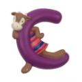 Moulin Roty Lettre Alphabet C La Grande Famille