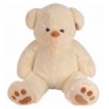 Nicotoy Peluche Ours Ivoire - 85 cm