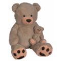 Nicotoy Peluche Ours et son Bébé Beige - 130 cm