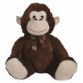Peluche Singe Assis - 55 cm Nicotoy
