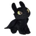 Peluche Dragon Furie Nocturne - 25 cm Nicotoy
