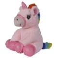 Nicotoy Peluche Licorne Assis Rose - 23 cm