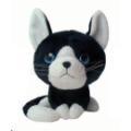 The Characters Peluche Chat Noir et Blanc The Cat - 25 cm