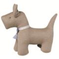 Trousselier Peluche Chien Scottish Cachemire Taupe 26 cm