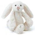 Jellycat Peluche Lapin Bashful Crème - 13 cm