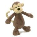 Jellycat Peluche Singe Bashful - 18 cm