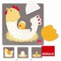 Goula Puzzle Poule 3 Niveaux