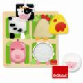 Goula Puzzle Ferme Tissu